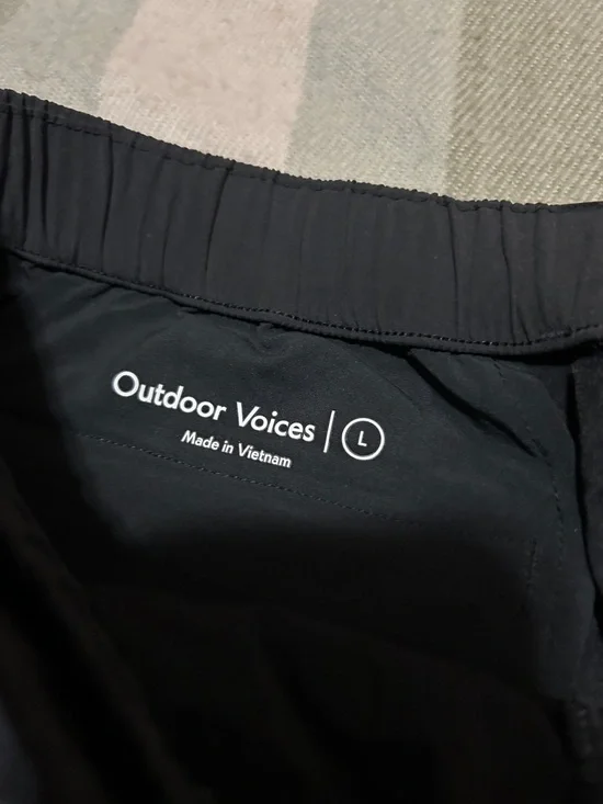Outdoor Voices Black Active Skort with Adjustable Belt- Nylon- New with Tags - Picture 4 of 8